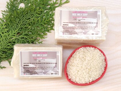 Rice Milk Soap for Skin Brightening and Even Skin Tone