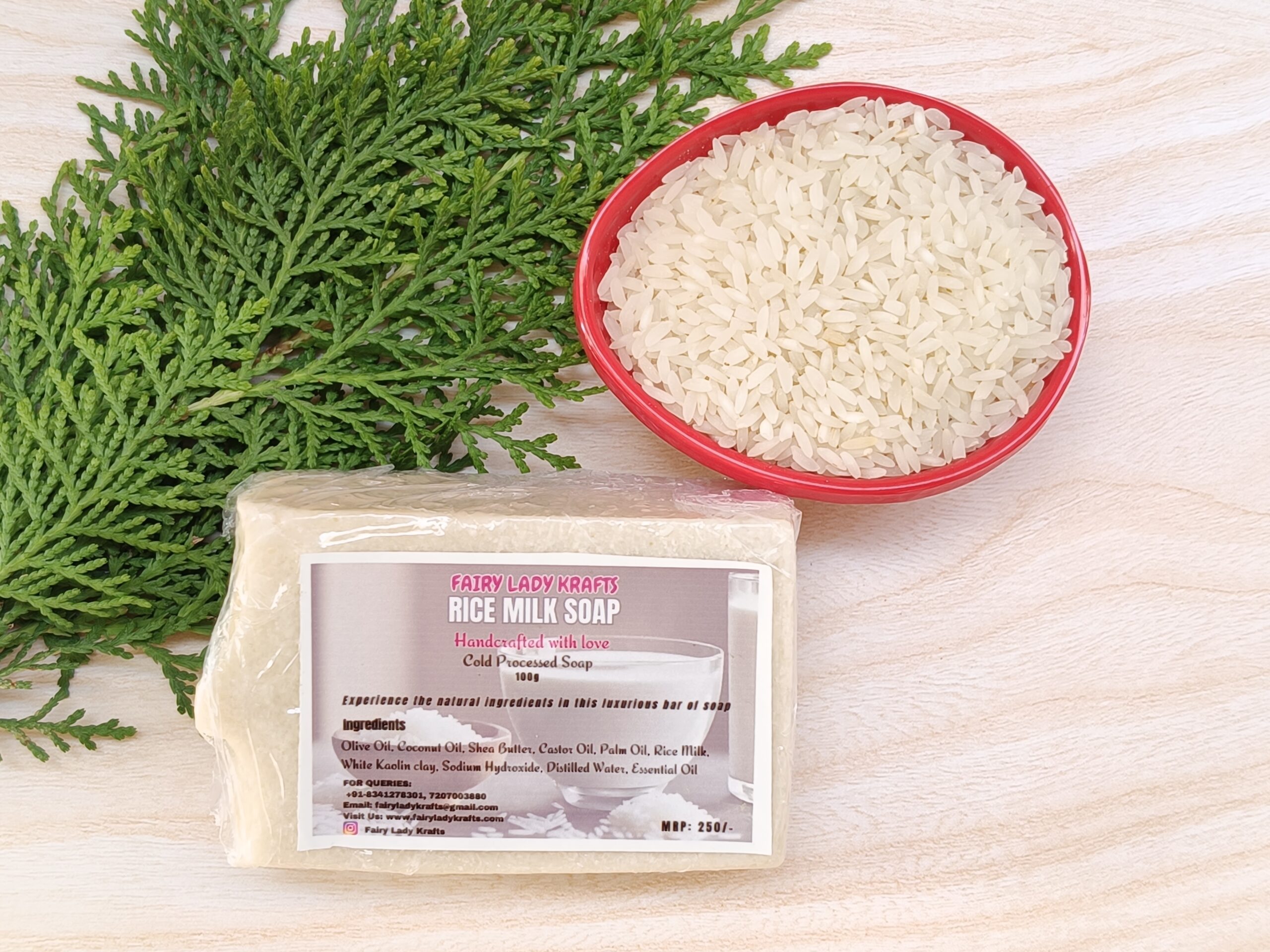 Rice Milk Soap for Skin Brightening and Even Skin Tone - Image 2