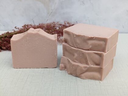 Rose Clay Soap for Detoxifying, Purifying and Gentle Exfoliation