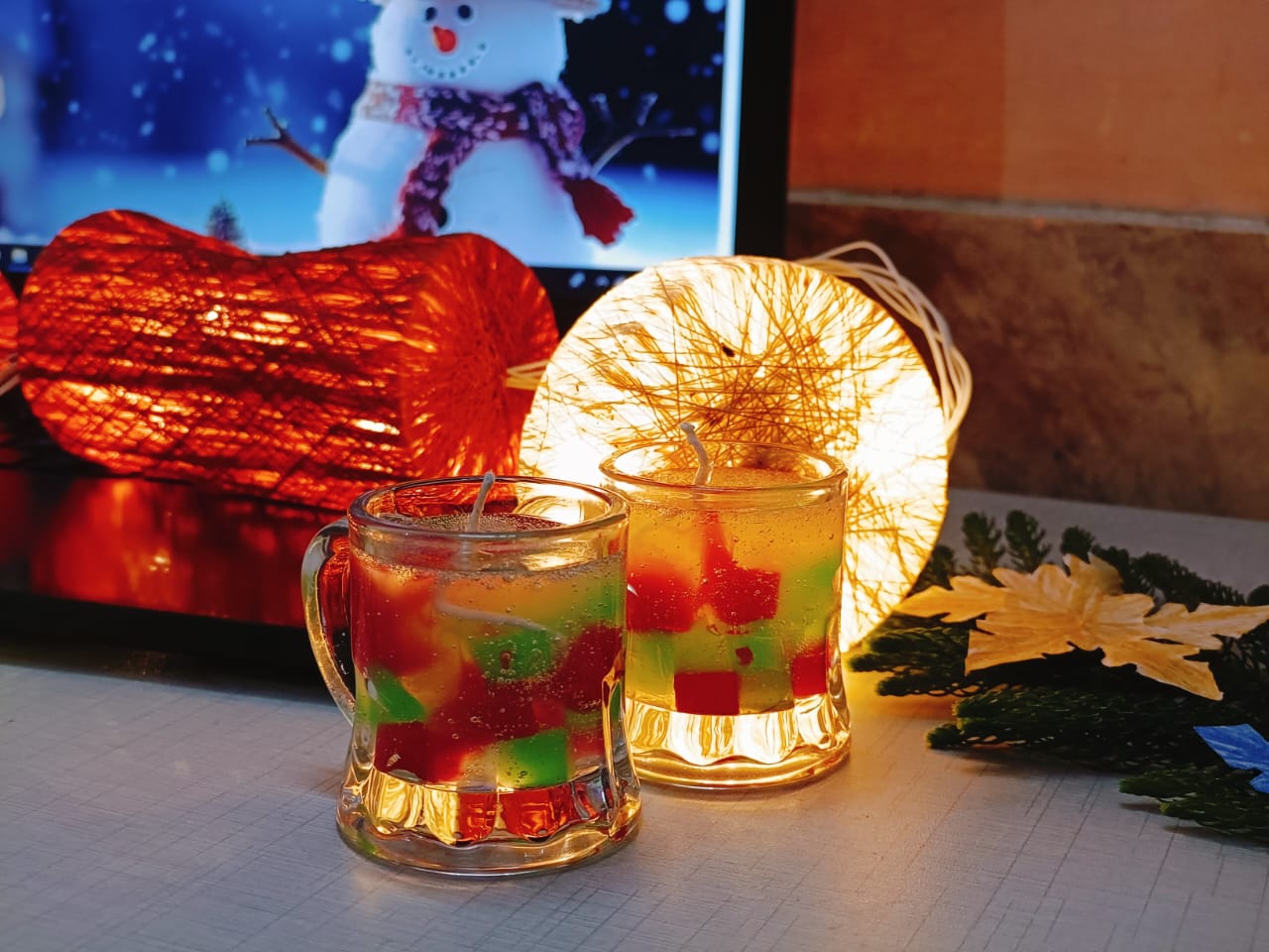 Beer Mug Gel Wax Candle, Personalized Scented Candle Gift - Image 4